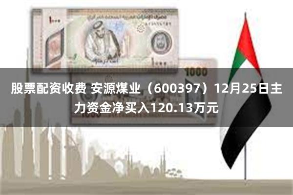 股票配资收费 安源煤业（600397）12月25日主力资金净买入120.13万元